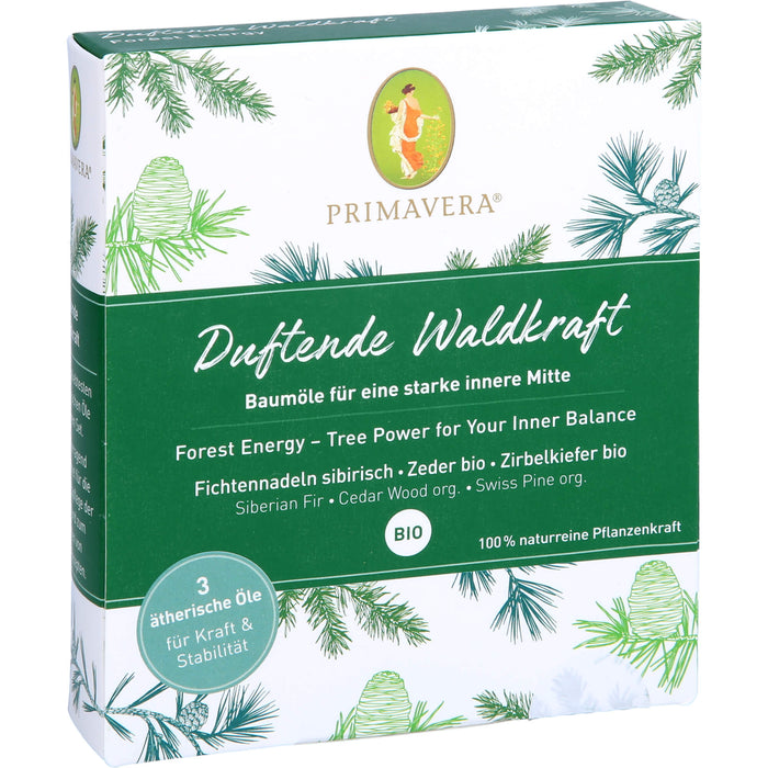 PRIMAVERA Set Duftende Waldkraft, 15 ml Solution