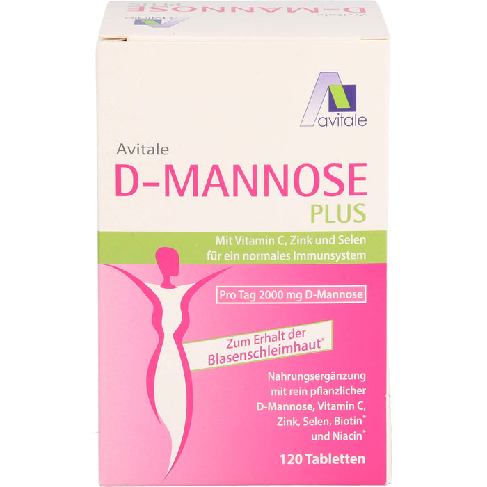 D-Mannose Plus 2000mg Tabl. m. Vit. u. Mineralst., 120 St TAB