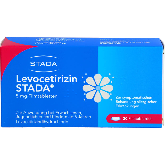 Levocetirizin Stada 5mg, 20 St FTA