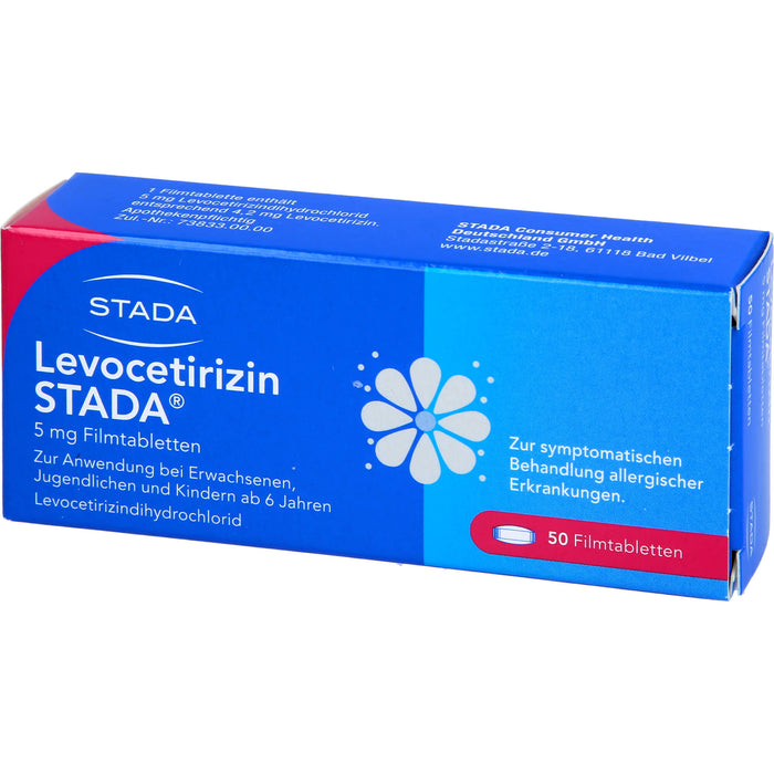 Levocetirizin STADA 5 mg Filmtabletten, 50 St FTA