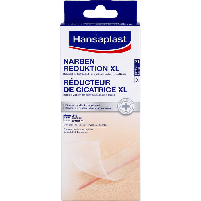 Hansaplast Narben Reduktion XL Pflaster, 21 pc Pansement