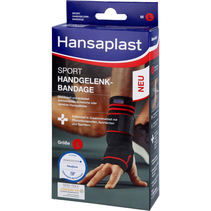 Hansaplast Sport Handgelenk-Bandage Größe L, 1 pcs. Bandage