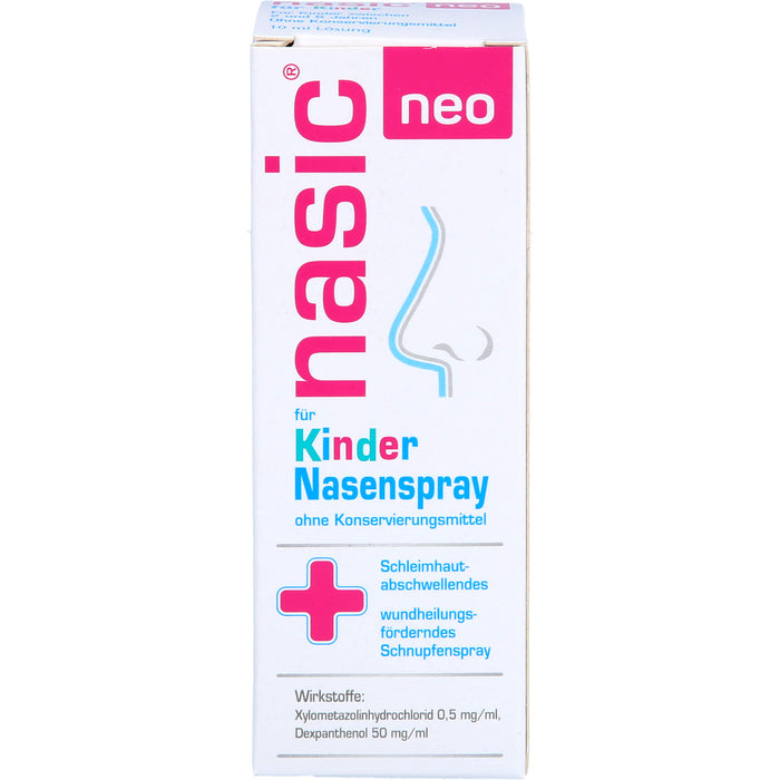 nasic neo für Kinder Schnupfenspray, 10 ml Solution