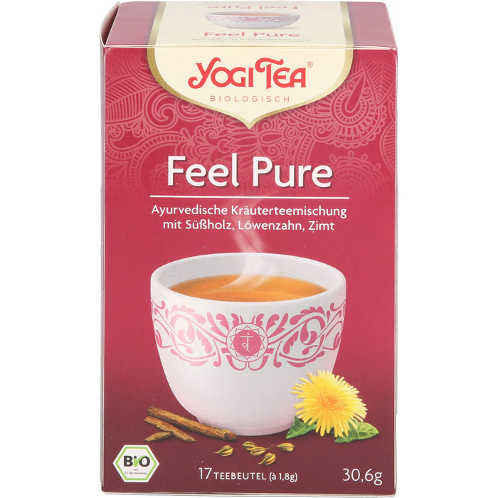 Yogi Tea Feel Pure Bio, 17X1.8 g FBE