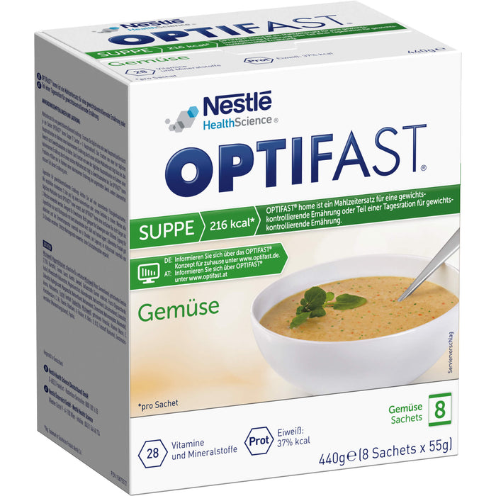 OPTIFAST Suppe Gemüse Sachets, 8 pcs. Sachets