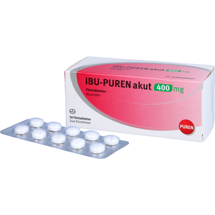 Ibu Puren Akut 400mg Fta, 50 St FTA