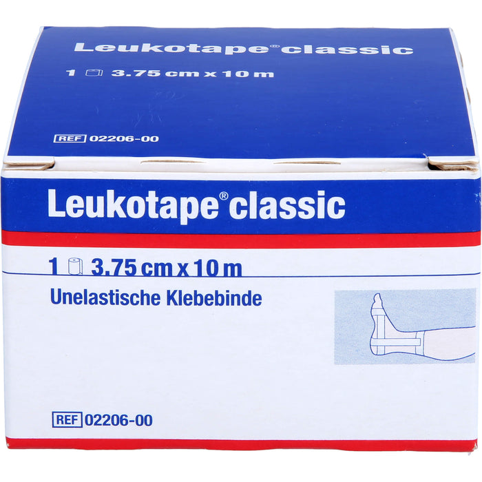 LEUKOTAPE Classic 3,75 cm x 10 m weiss unelastische Klebebinde, 1 pcs. dressing