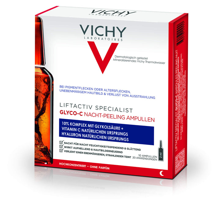 VICHY Liftactiv Specialist Glyko-C Nacht-Peeling Ampullen, 10 pcs. Ampoules