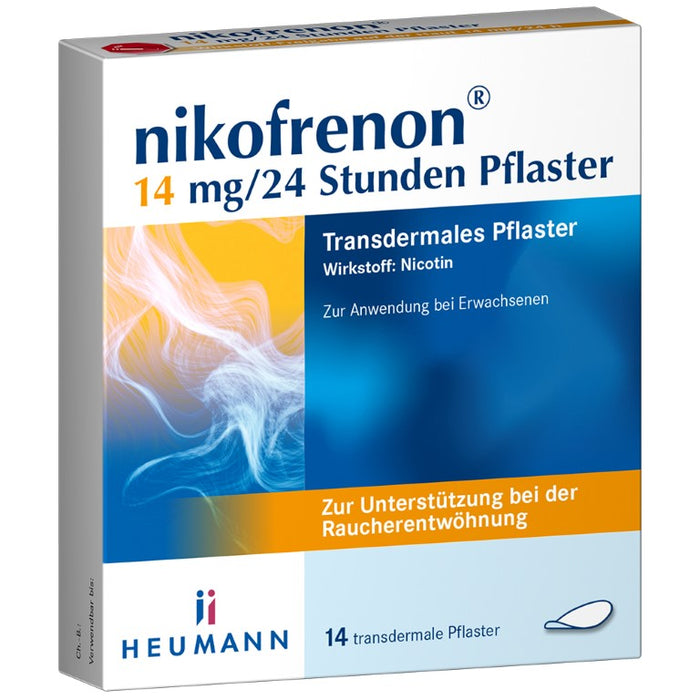 nikofrenon 14 mg/24 Stunden Pflaster, 14 pc Pansement