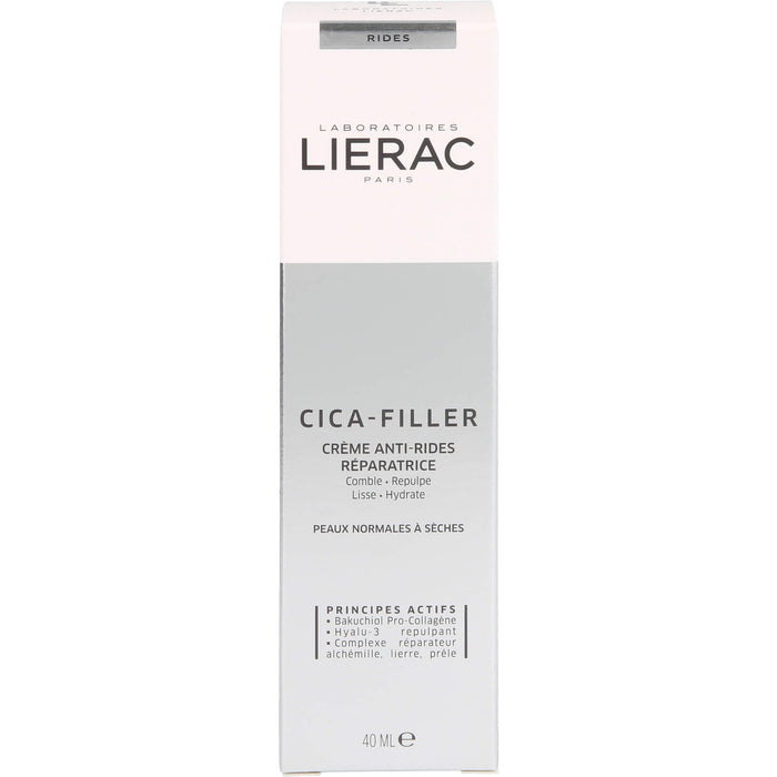 LIERAC CICA-FILLER REPARIERENDE ANTI-FALTEN CREME, 40 ml CRE