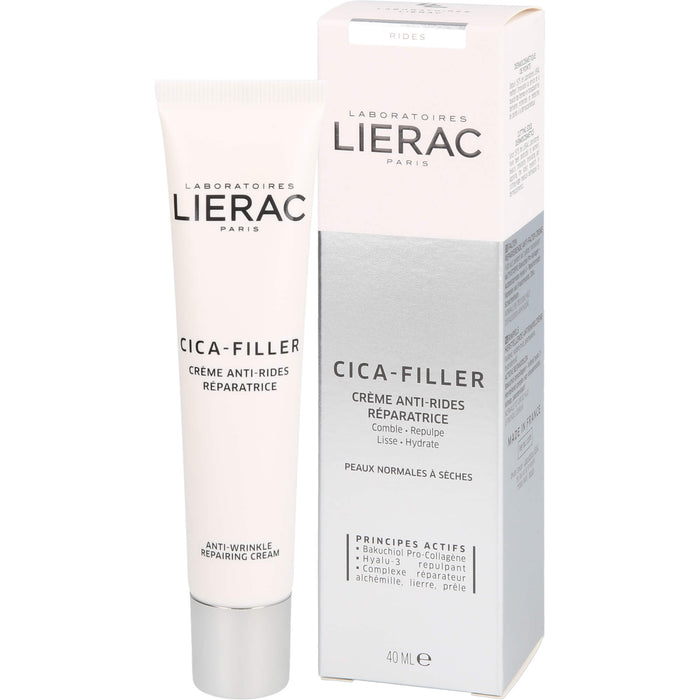 LIERAC CICA-FILLER REPARIERENDE ANTI-FALTEN CREME, 40 ml CRE