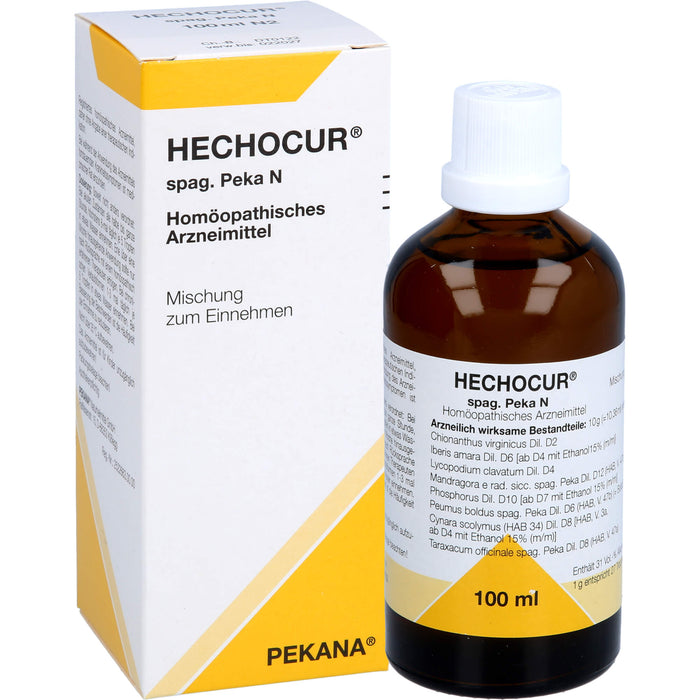 HECHOCUR spag. Peka N Tropfen, 100 ml Lösung