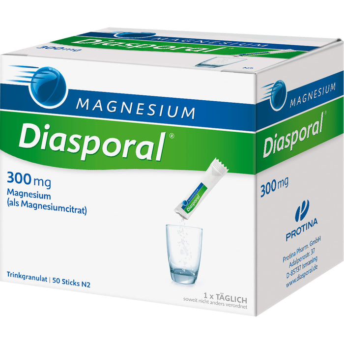 Magnesium Diasporal 300 mg Trinkgranulat, 50 pcs. Sachets