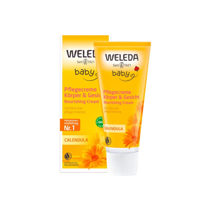 WELEDA Calendula Pflegecreme Körper & Gesicht, 75 ml Creme