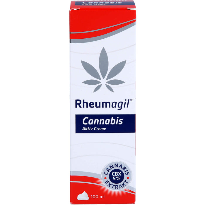 Rheumagil Cannabis Aktiv Creme bei Gelenkschmerzen, 100 ml Crème