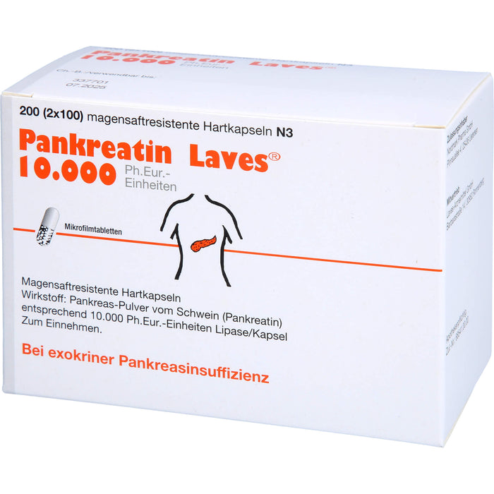 Pankreatin Laves 10.000 Ph, 200 St HKM