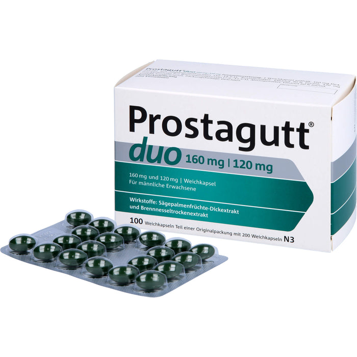 Prostagutt duo 160 mg / 120 mg, Weichkapseln, 200 pc Capsules