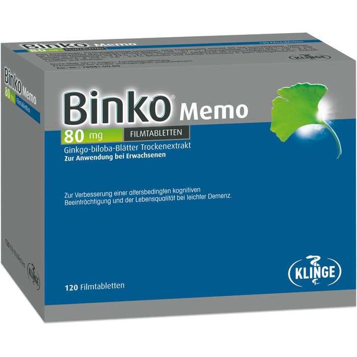 Binko Memo 80 mg Filmtabletten, 120 St FTA