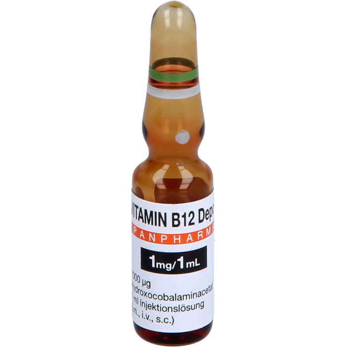 Panpharma Vitamin B12 Depot 1000 µg/ml Injektionslösung, 10 pc Ampoules