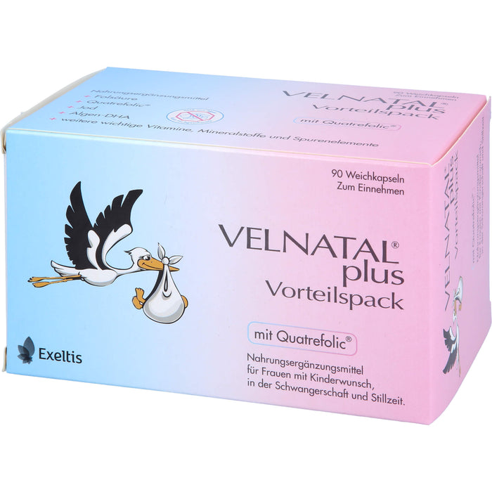 VELNATAL plus Weichkapseln Vorteilspack, 90 pcs. Capsules