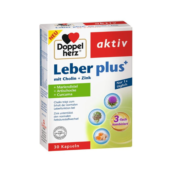 Doppelherz Leber plus Kapseln, 30 pc Capsules