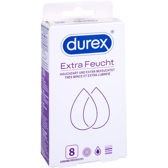 Durex Extra Feucht Kondome, 8 pcs. Condoms