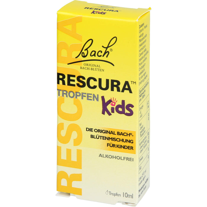 Bach Original Bach-Blüten RESCURA Tropfen Kids alkoholfrei, 10 ml Lösung