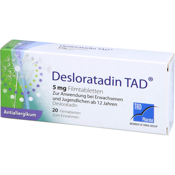 Desloratadin TAD 5 mg Filmtabletten, 20 St. Tabletten