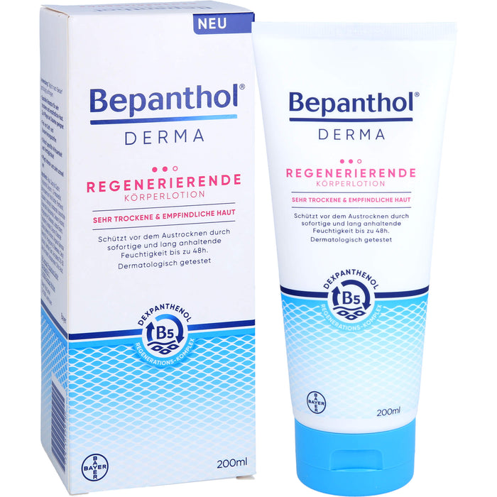 Bepanthol Derma regenerierende Körperlotion, 200 ml Lotion