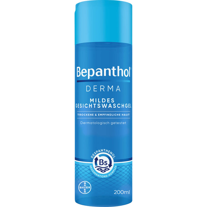 Bepanthol Derma Mildes Gesichtswaschgel, 200 ml Gel