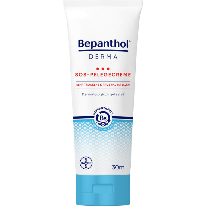 Bepanthol Derma SOS-Pflegecreme für sehr trockene & raue Hautstellen, 30 ml Crème