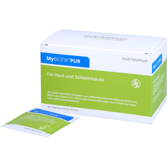 nutrimmun MyBIOTIK Pur Pulver für Haut und Schleimhäute, 30 pc Sachets