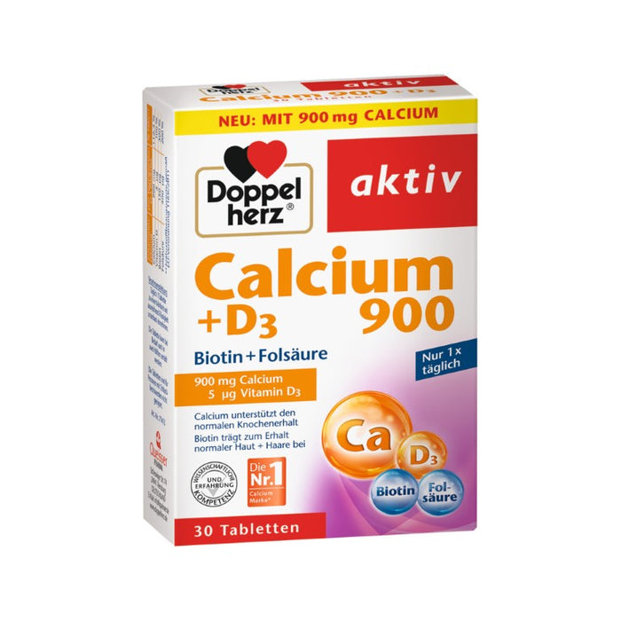 Doppelherz Calcium 900+d3, 30 St TAB