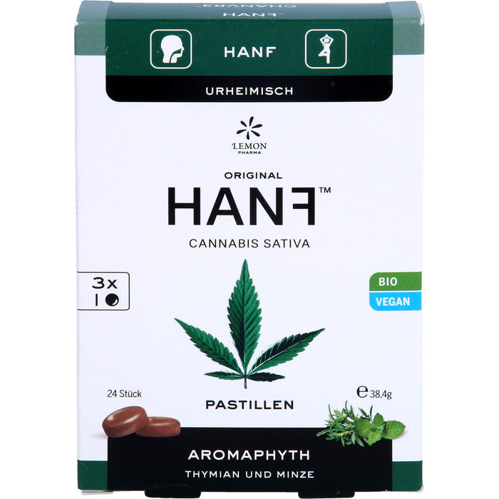 HANF BIO PASTILLEN THYMIAN+MINZE, 24 St PAS