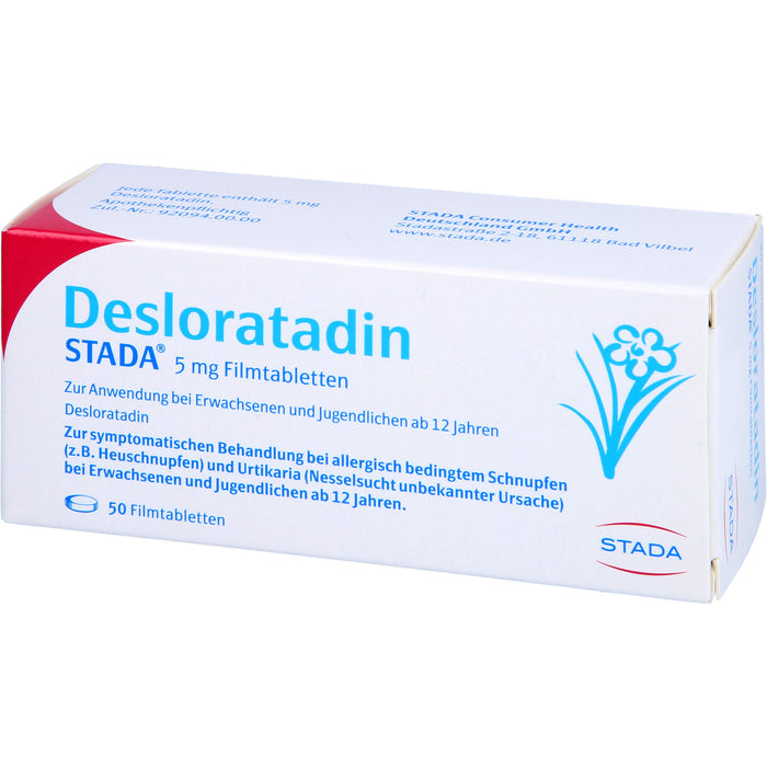 Desloratadin STADA 5 mg Filmtabletten, 50 St FTA