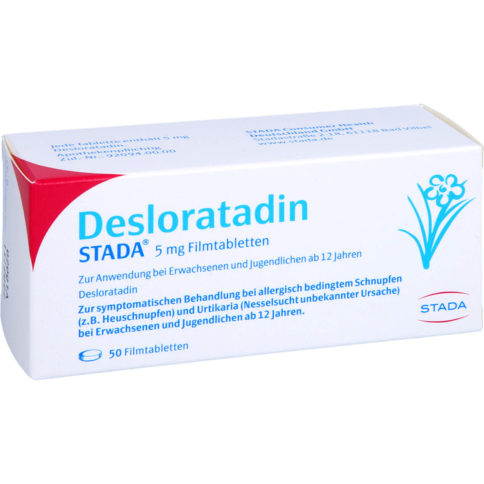 Desloratadin STADA 5 mg Filmtabletten, 50 St FTA