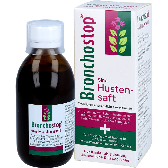 Bronchstop Sine Hustensaft, 200 ml Lösung