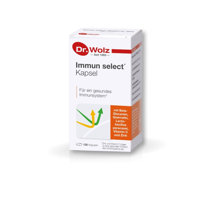 Dr. Wolz Immun select Kapseln zur Unterstützung des Immunsystems, 120 pcs. Capsules