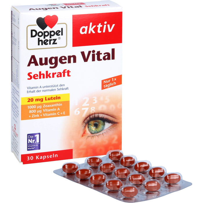 Doppelherz Augen Vital Sehkraft, 30 St KAP