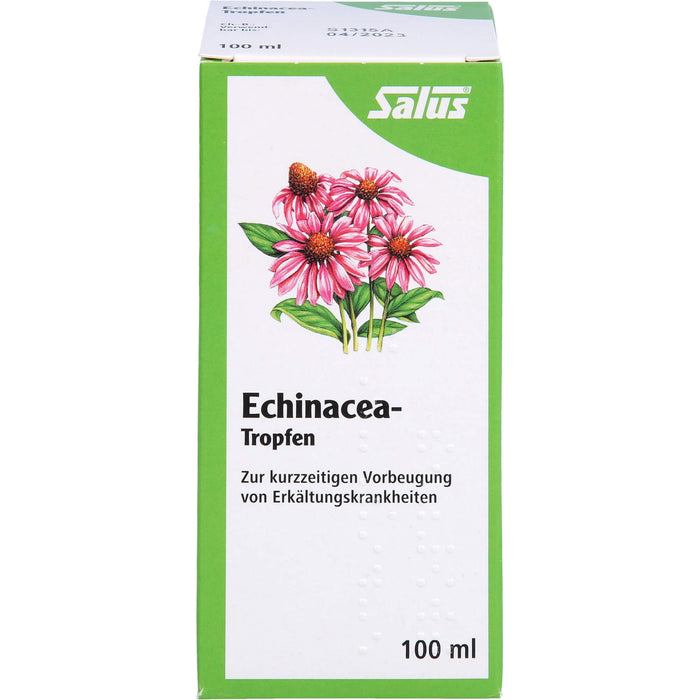 Salus Echinacea-Tropfen zur kurzzeitigen Vorbeugung von Erkältungskrankheiten, 100 ml Solution