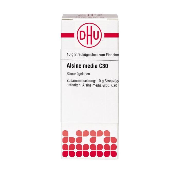 Alsine media C30 DHU Globuli, 10 g GLO