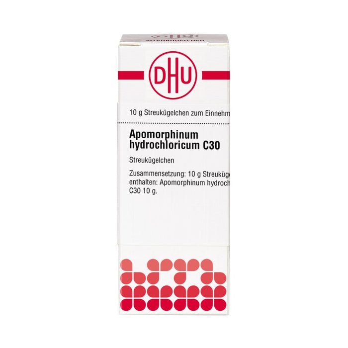 Apomorphinum hydrochloricum C30 DHU Globuli, 10 g GLO