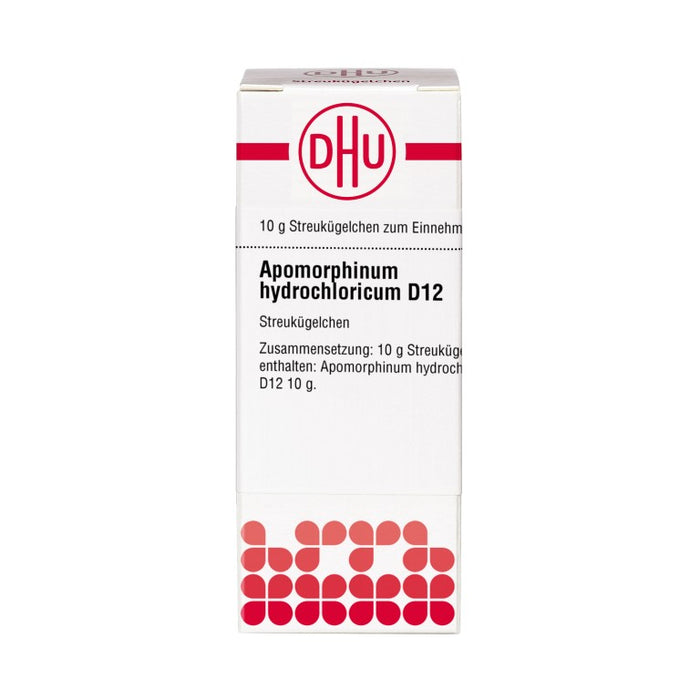 Apomorphinum hydrochloricum D12 DHU Globuli, 10 g GLO