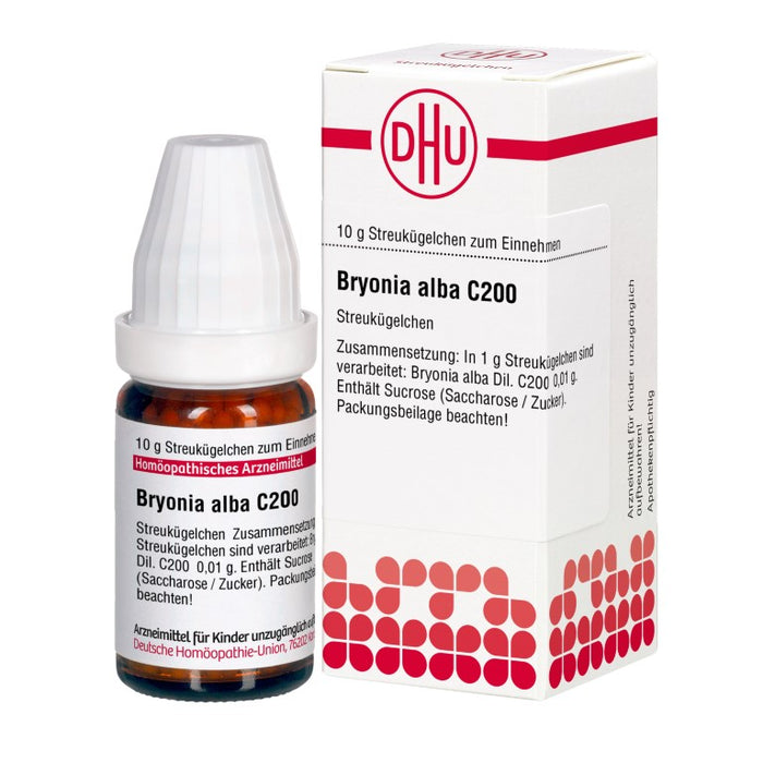 Bryonia alba C200 DHU Globuli, 10 g GLO