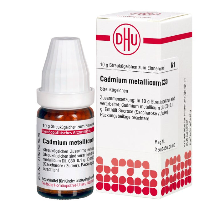 Cadmium metallicum C30 DHU Globuli, 10 g GLO