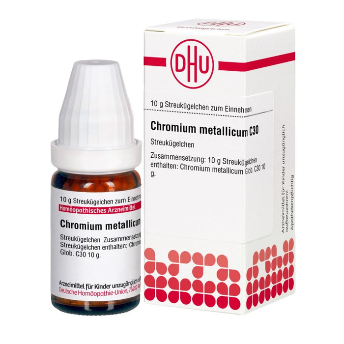 Chromium metallicum C30 DHU Globuli, 10 g GLO