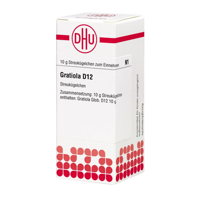 Gratiola D12 DHU Globuli, 10 g GLO