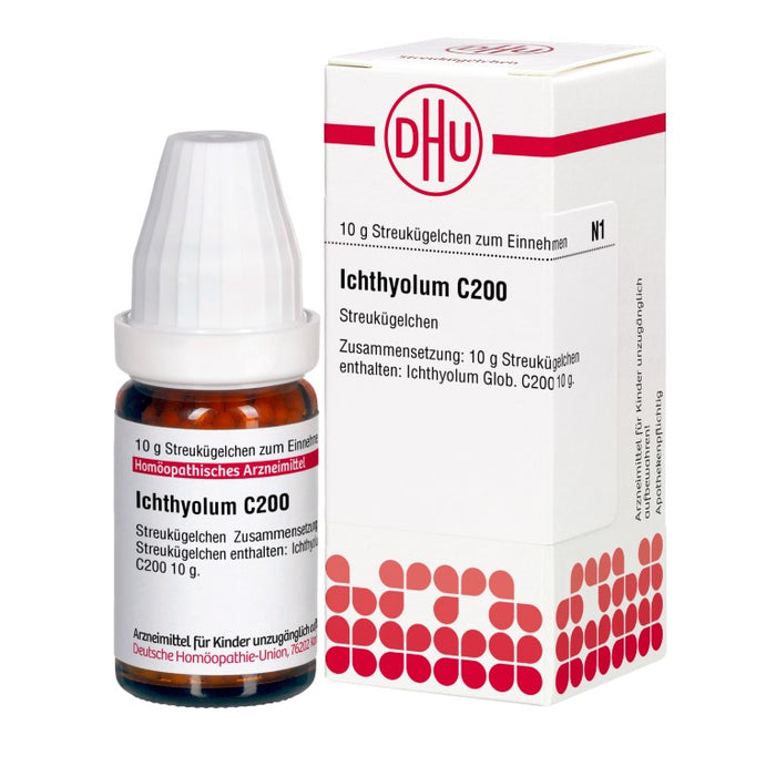 Ichthyolum C200 DHU Globuli, 10 g GLO