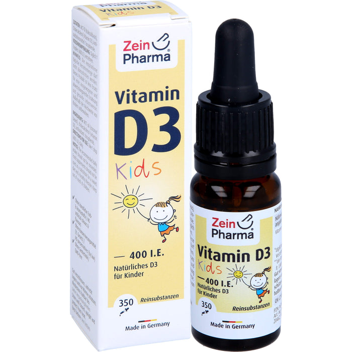 ZeinPharma Vitamin D3 Tropfen 400 I.E. Lösung, 10 ml Solution