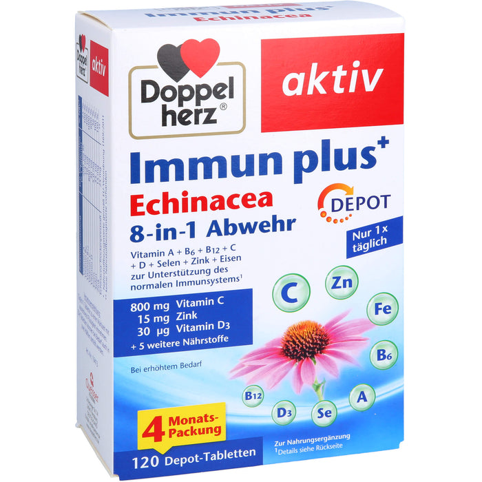 Doppelherz Immun Plus Echinacea Depot, 120 St TAB